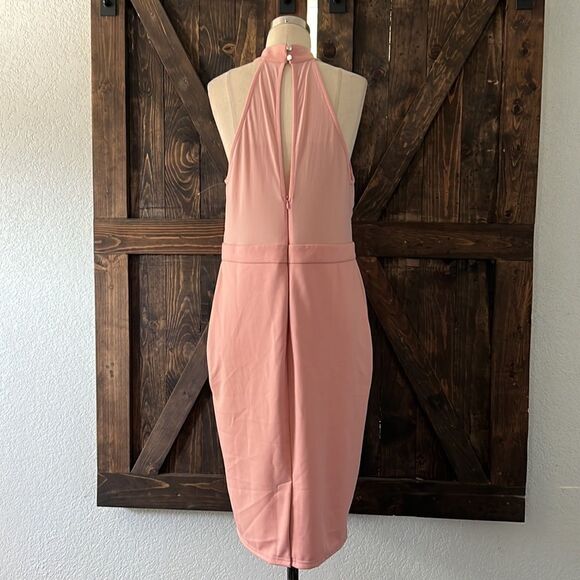 Fashion Nova Secret Identity studded Dress - Mauve Sz- 1XL - Picture 9 of 15